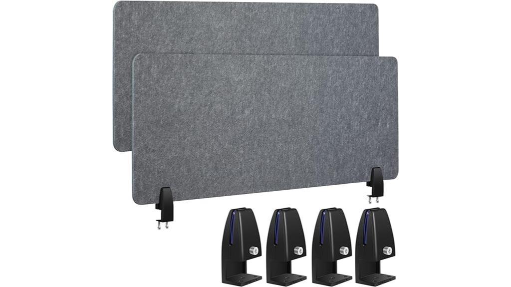 acoustic desk divider panels