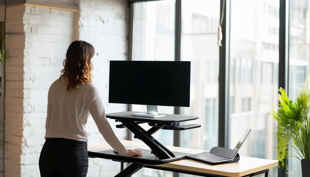 choosing standing desk risers