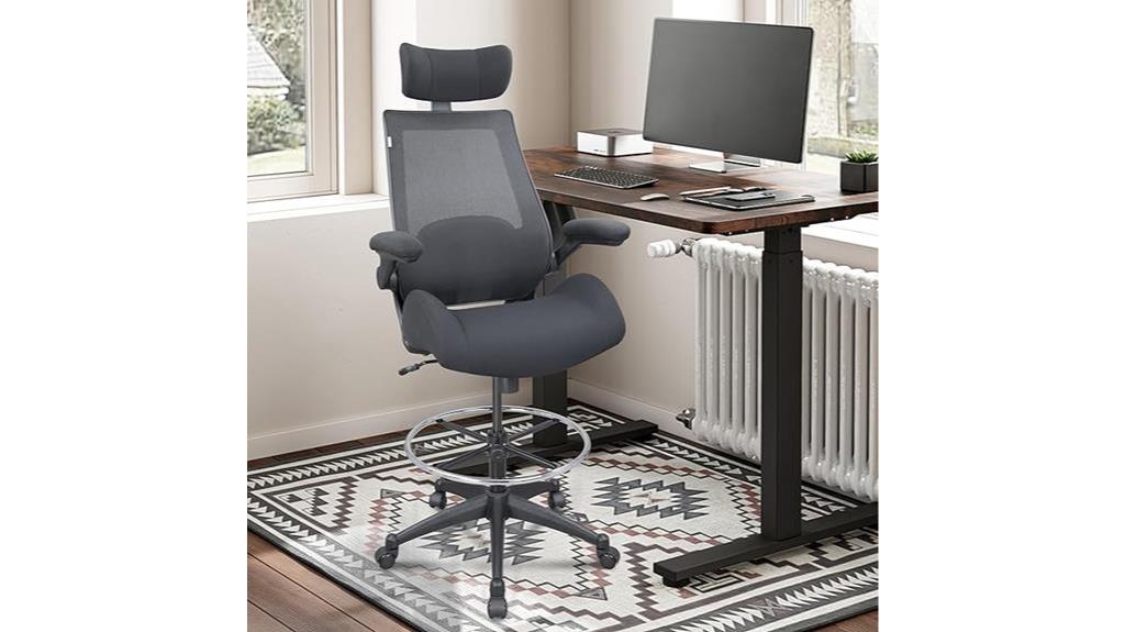 ergonomic drafting desk chair