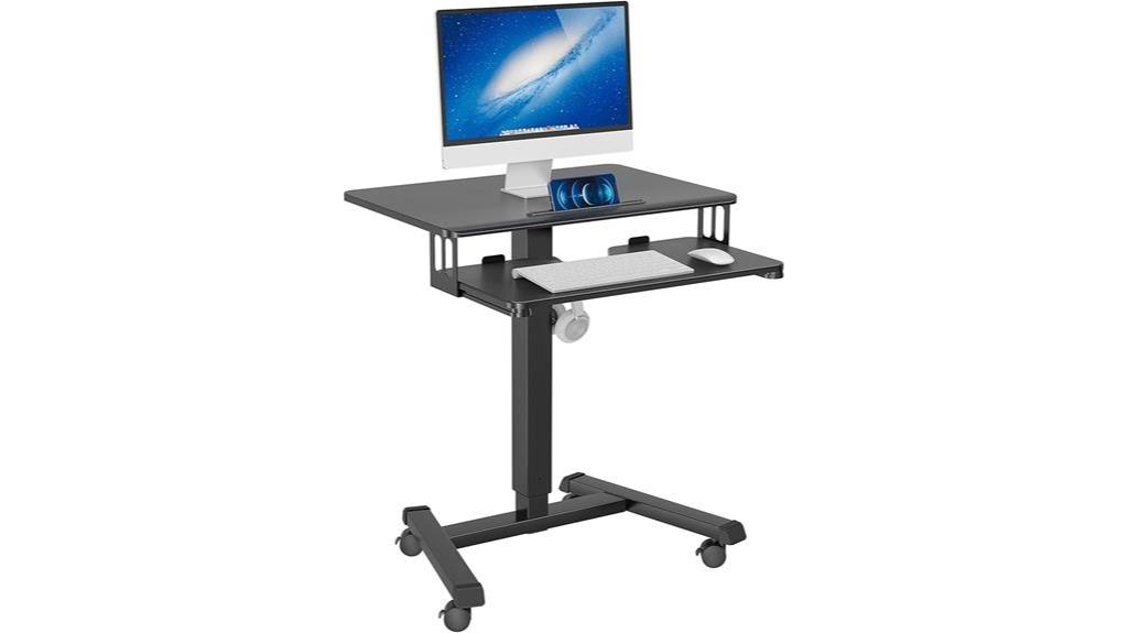 mobile standing desk bundle