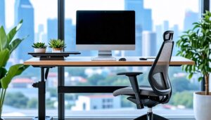 pneumatic ergonomic standing desks