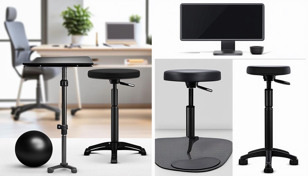 selecting ideal standing desk stools