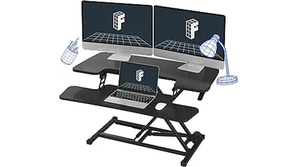 standing desk converter bundle