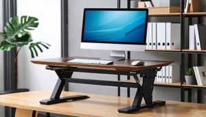 top standing desk risers