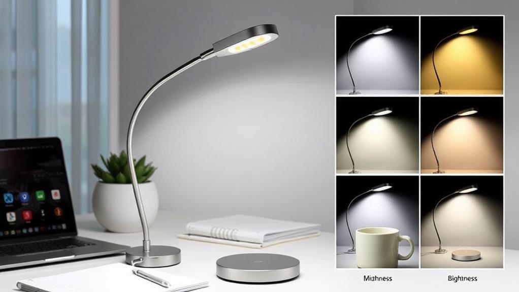 adjustable brightness desk lamps