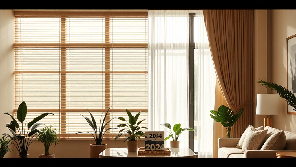 blinds versus curtains comparison