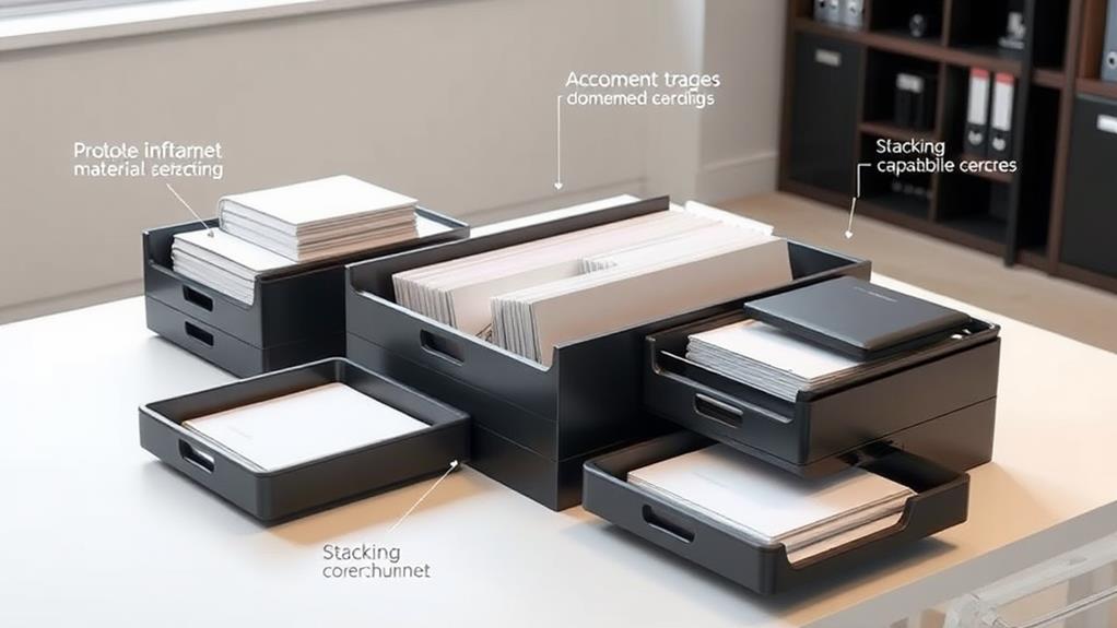 choosing the right document trays